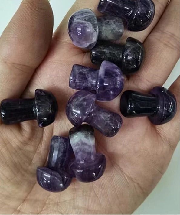 Amethyst Crystal Mushroom